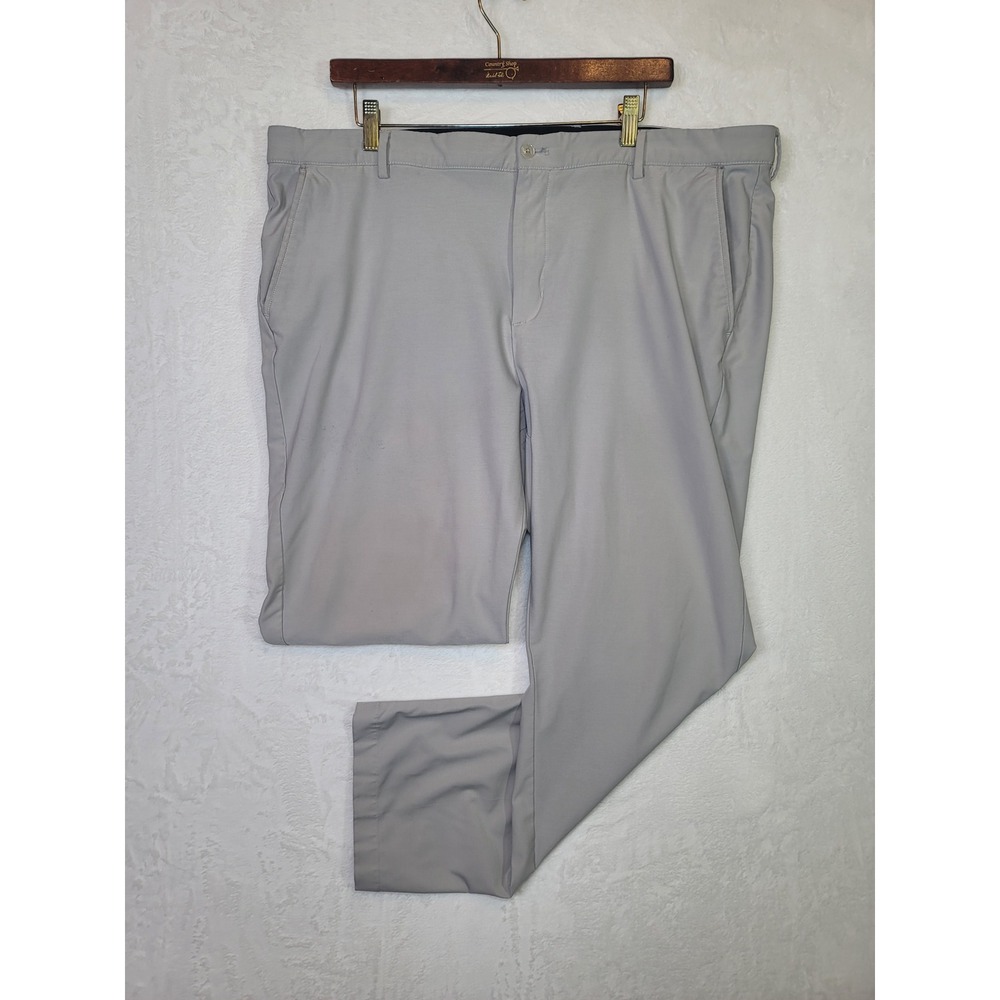 Greg Norman Golf Chino Pants Athletic Preppy Gray Business Casual Size 42x29